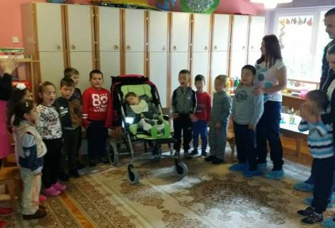 Korisnici usluga Dnevnog centra u posjeti drugarima